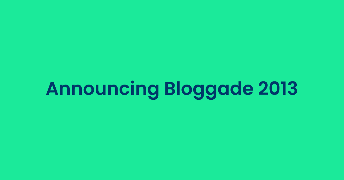 announcing-bloggade-2013